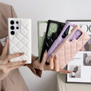 Diamond Plaid Phone Case Leather Protective