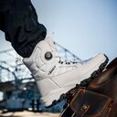 Men's Thickened Fleece-lined Ski Cotton-padded Shoes Non-slip Cold-proof