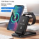 3-in-1 Wireless Charger Foldable Removable