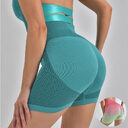 Striped Yoga Shorts High Waist Hip-lifting Tight Pants