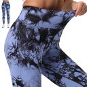 Fashion Tie Dye Printed Leggings High Waist Hip
