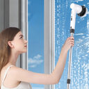 7-in-1 Wireless Cleaning Brush Long Handle Retractable Bathroom