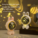 Creative Rabbit Star Light Projector Lamp Children Home