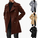 Woolen Men's Coat Autumn And Winter Warm Padded
