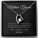S925 Silver Heart-shaped Necklace For Women