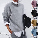 Fashion Long Sleeve Pullover Sweater Fall And Winter