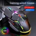 Wired Mouse 6D Colorful Dazzling E-sports Games Office