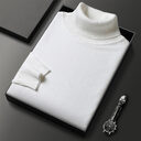 Bottoming Shirt Young And Middle-aged Slim-fit Solid Color