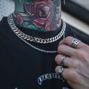 Necklace Chain Luxury Men Boy Jewelry Elegant Gold