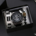 Men's Super Running Racing Steel Belt Sports Suit