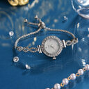 New Fashion Diamond Round Women's Watch Adjustable Bracelet