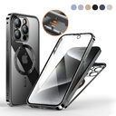 Anti-Privacy Metal Buckle Magnetic Support Wireless Charging Double-Sided