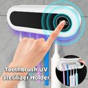 Wall Mounted Toothbrush Holder Smart UV Sterilizer Toothpaste
