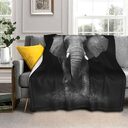 Soft And Comfortable Warm Flannel Animal Print Sofa
