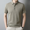 Summer Men's Short-sleeved Youth Casual Polo Collar Shirt