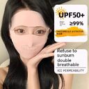 Facekini Full Face Sunscreen Mask Breathable Thin Ice