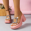 Summer Thick-soled High-heeled Sandals For Women New Fashion