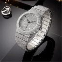 Affordable Luxury Style Diamond-embedded Watch Men's Color Calendar