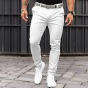 Men's Pure Color Tight Pocket Zipper Business Casual