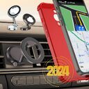 Magnetic Car Phone Mount All-Metal Foldable Holder