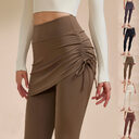 Short Skirt Design Yoga Pants Fake Two-piece Anti-exposure