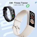C80 Smart Amoled Screen Power Heart Rate Blood