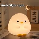 Cute Duck LED Night Lamp Cartoon Silicone USB