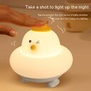 Led Small Night Lamp Silicone Charging Light Home