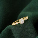 European And American Entry Lux Flower Rhinestone-embedded Closed