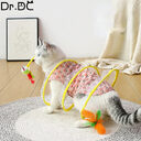 Folded Cat Tunnel S Type Cats Spring Toy