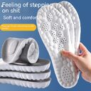 4D Cloud Technology Pu Massage Instep Insole High
