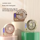 Desktop Spray Humidifier Mini Fan Household Portable