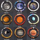 Fashion Jewelry Couples Bracelets Matte 10 Mm Stone