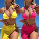 Light Diamond Solid Color Long Skirt Mesh Three