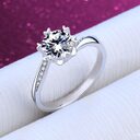 925 Silver Eight Hearts Arrows D Color Mosang
