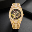 Full Diamond Hip Hop Party Automatic Hollowing Mechanical