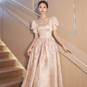 Women Evening Dresses Champagne