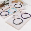 Natural Stone Woven Bracelet Mixed Shape Beads Quartz