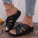 New Roman Shoes For Women Lace-up Platform Wedges