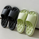 Non-slip Design Bathroom Slippers Home Summer Thick Sole