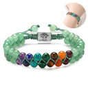Fashion Jewelry 6mm 7 Chakra Stone Bead Yoga