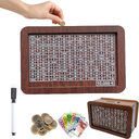 Money Box Piggy Bank Wood Reusable With Saving