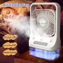 Household Cooling Fan Usb Rechargeable Head Adjustable Air