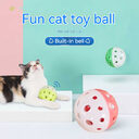 Pet Cat Toy Hollow Out Plastic Bell Interactive