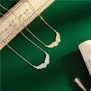 S925 Sterling Silver Cubic Zirconia Angel Wings Pendant