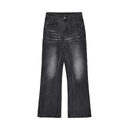 Bright White Jeans Baggy Straight Trousers Men