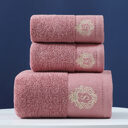 Pure Cotton Towels Three-piece With Hand Bath Towel