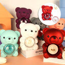 Eternal Rose Teddy Bear Gifts Box With Necklace