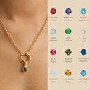 Stainless Steel Twelve Birthday Stone Necklace 12 Love