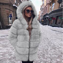 Women Luxury Winter Warm Fluffy Faux Fur Short